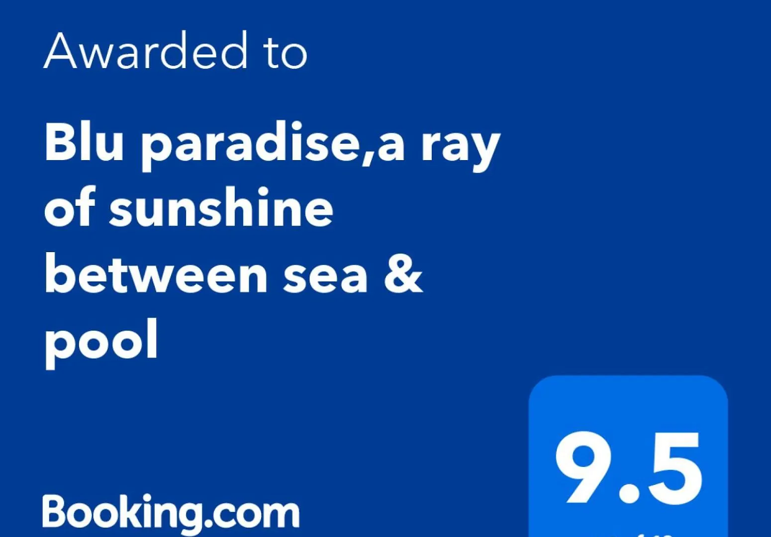 Blu Paradise,A Ray Of Sunshine Between Sea & Pool Agadir 0*,  Maroc